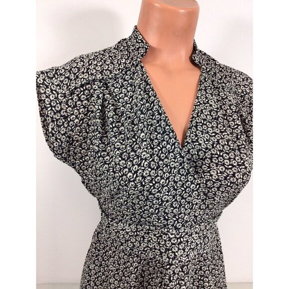 Monteau Floral Blouse Top Womens Small New - Picture 2 of 6